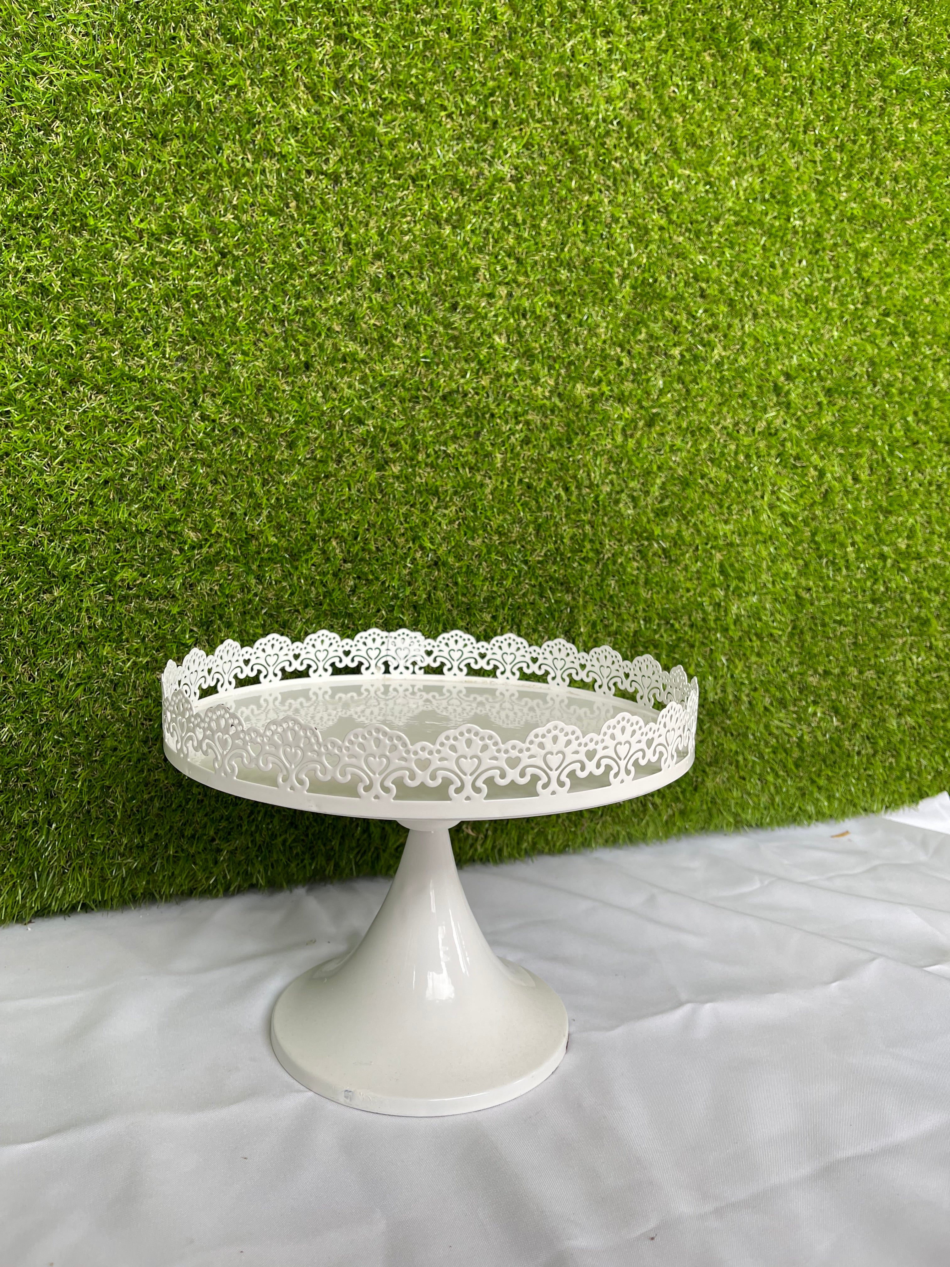 White Cake Stand